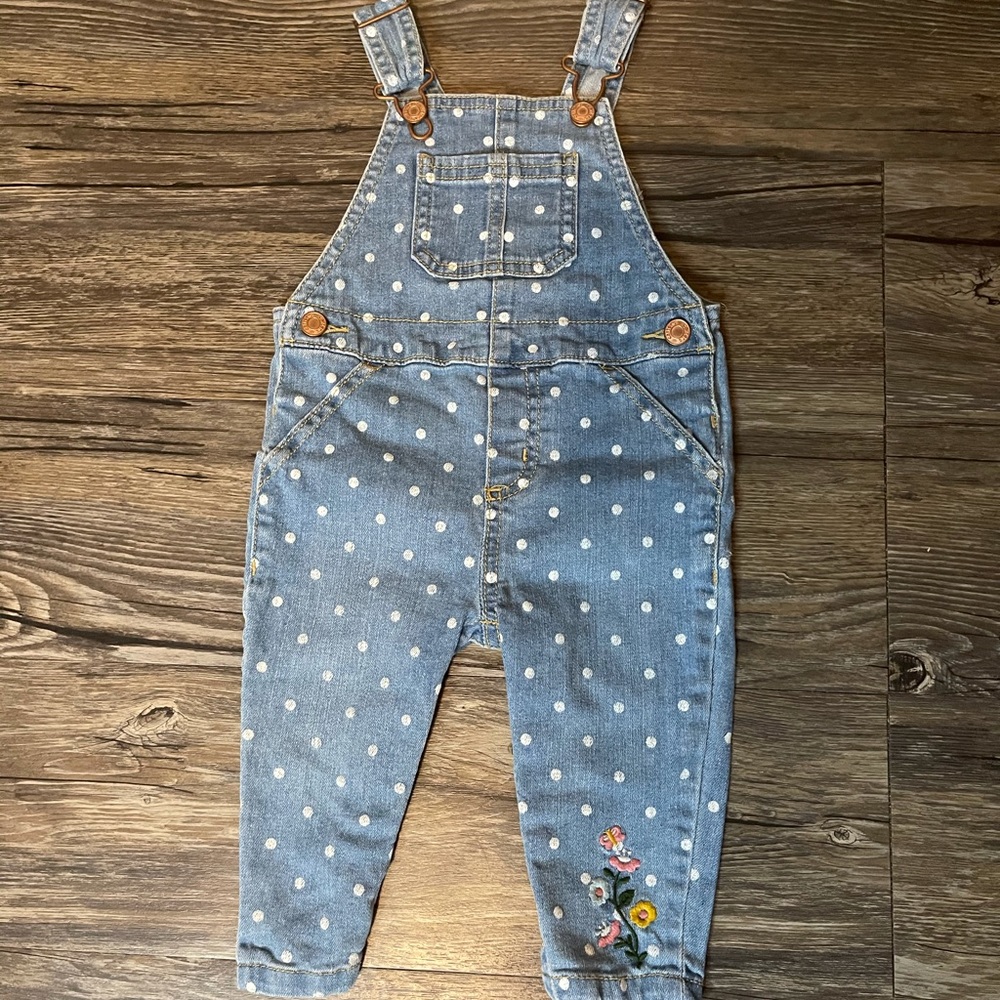 Baby Girl Carter's Denim Overall
